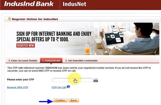 Indusind Bank Net Banking Online - How To Register & Activate Account? 15